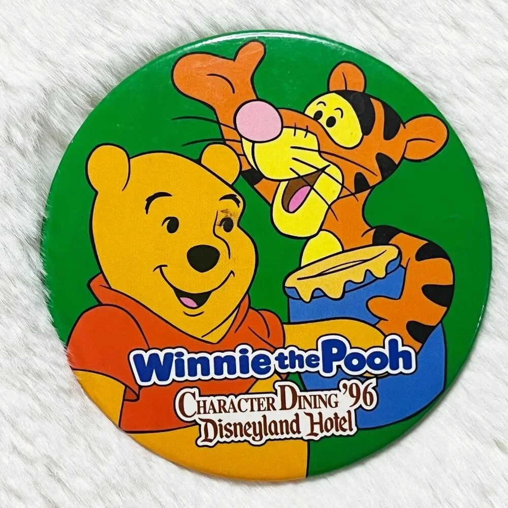 🔮 5/$25 Vintage Disney Hotel Winnie The Pooh And Tigger Character Dining 96 Pin